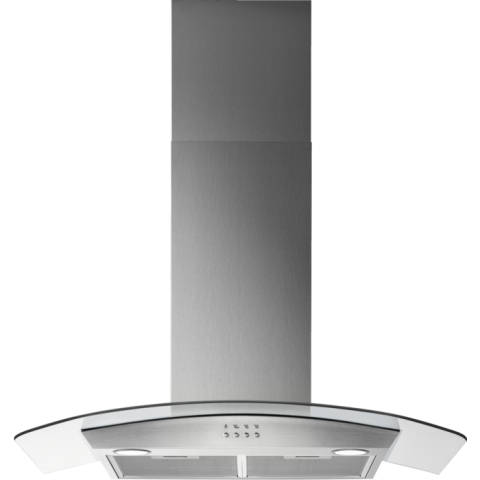 Zanussi ZFLX29A 90cm Stainless Steel / Glass Chimney Hood