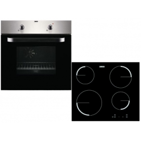 Zanussi Built In Electric Single Oven and Ceramic Hob Pack