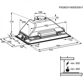 Electrolux Canopy Hood in Silver thumbnail image