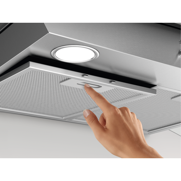 Zanussi ZFLX29A 90cm Stainless Steel / Glass Chimney Hood thumbnail image