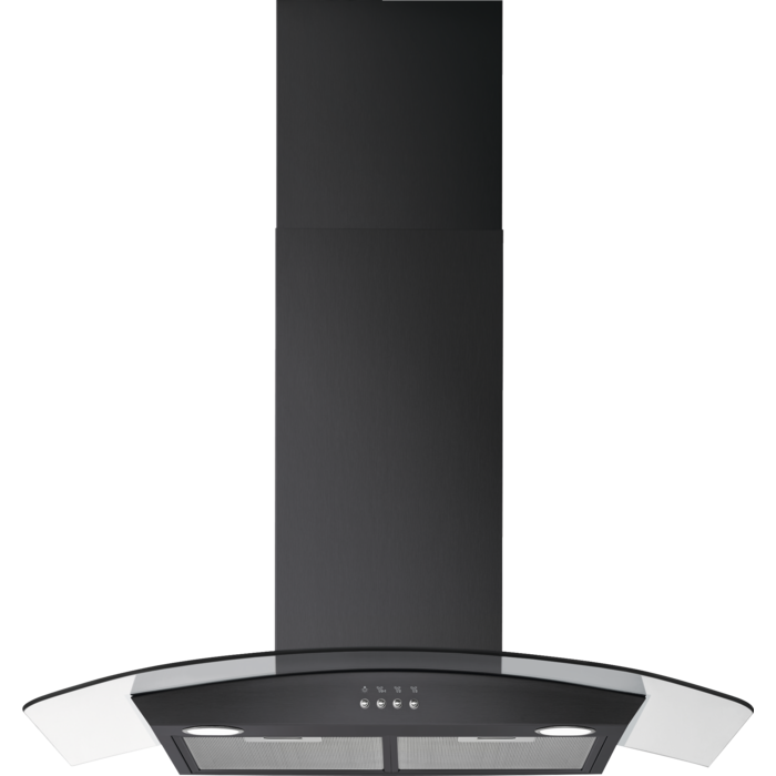 Zanussi ZFLX29K 90cm Black / Glass Chimney Hood thumbnail image
