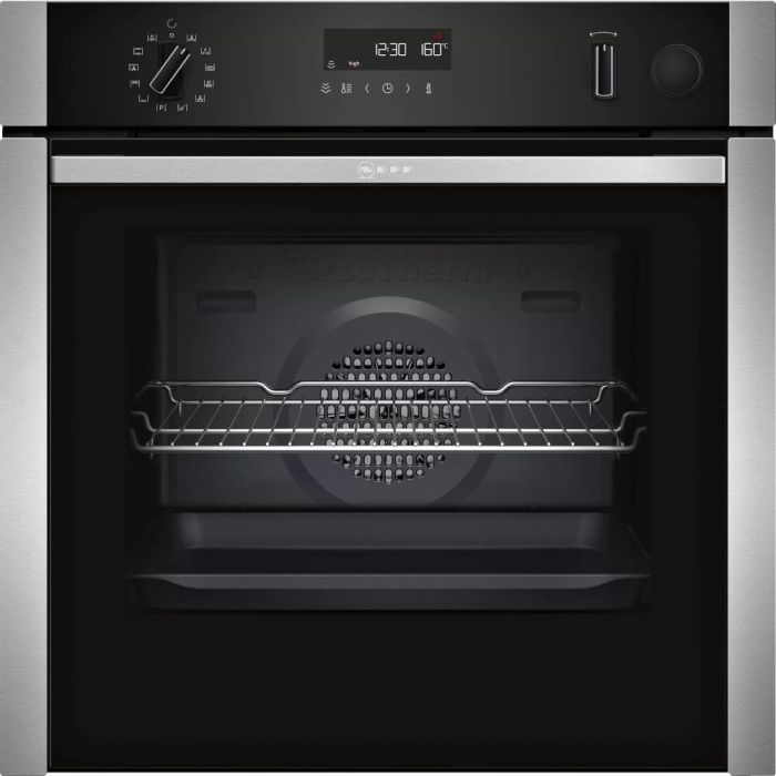 Neff Slide and Hide B3AVH4HN1 Built-In Electric Single Oven With Steam Function thumbnail image