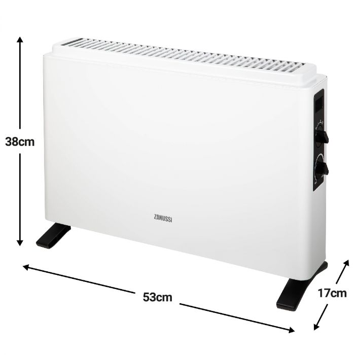 Zanussi ZCVH4004 2kW Convection Heater in White thumbnail image
